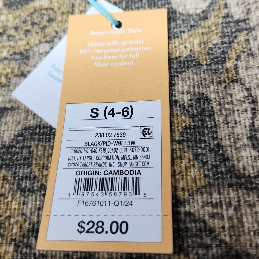 Women's Quick Dry Board Skirt with Pockets - Kona Sol Black S - Picture 11 of 13